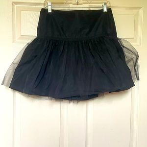 Gai Mattiolo Women’s Black Tulle Skirt - Size 42 - small